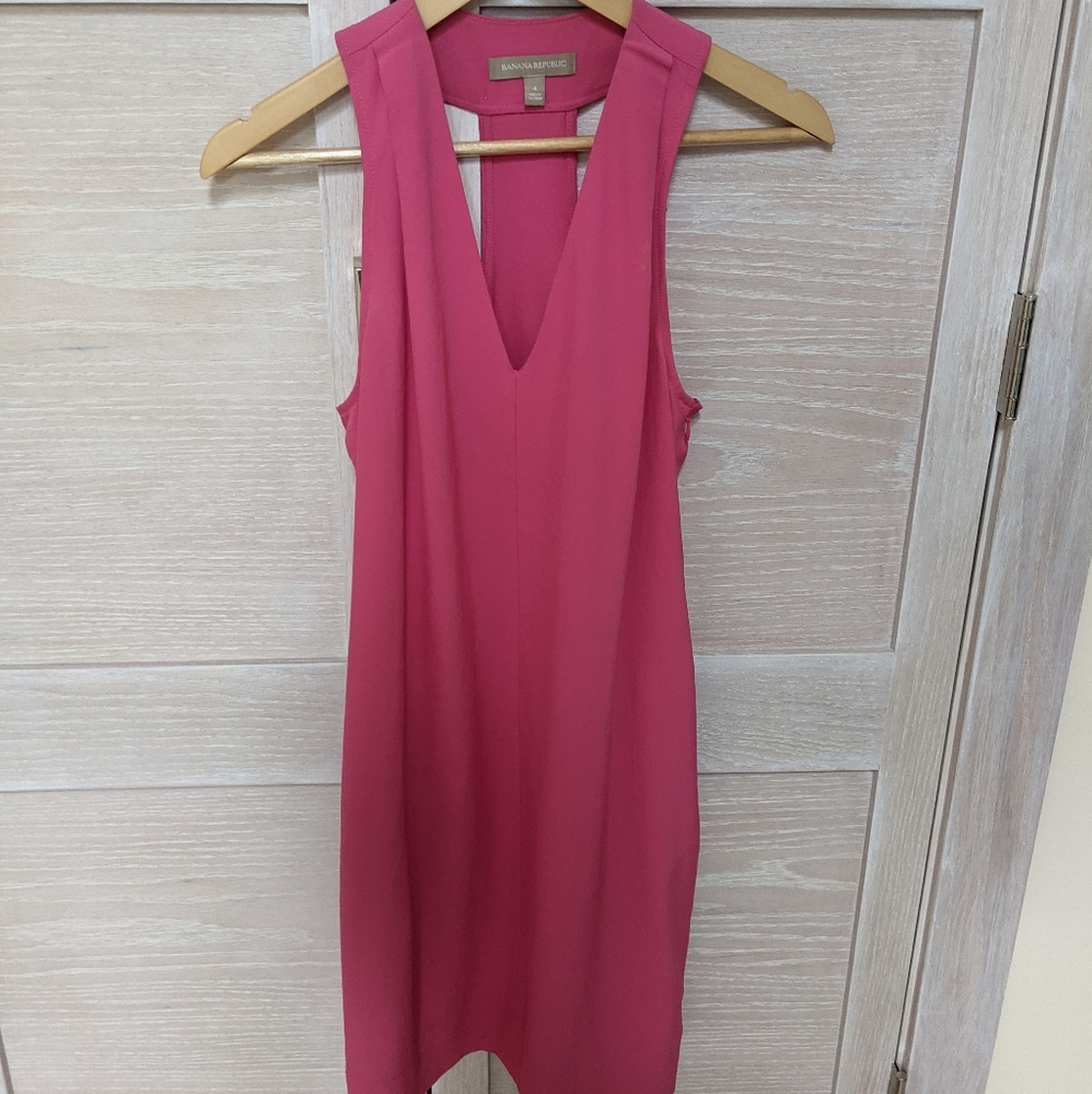 Banana Republic Pink racer back dress